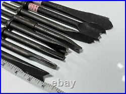 MAC Tools USA 8pc. 401 Air Hammer Set Lot AH Series Cutters, Rippers, Breakers
