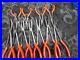 MATCO-TOOL-11-Pc-ORANGE-Bent-Needle-Nose-Cutter-HOSE-GRIP-PLIERS-SET-withBag-01-ygh