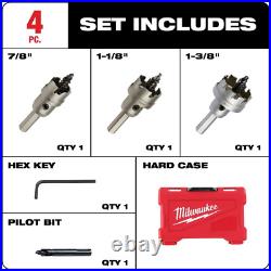 MILWAUKEE Carbide Hole Cutter Kit (4-Piece)