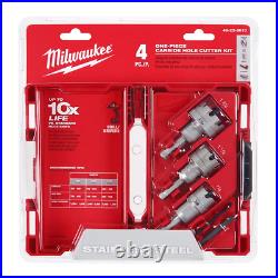 MILWAUKEE Carbide Hole Cutter Kit (4-Piece)