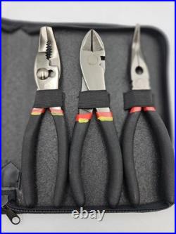 Mac Tools Limited Edition 3 Piece Pliers / Cutters With Case (cp2016367) Mac Tools Limited Edition 3 Piece Pliers / Cutters With Case (cp2016367)