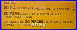 MacTools P301885 21pc Red Long Reach 11 Pliers Adjustable Wrench set +Tool Bag