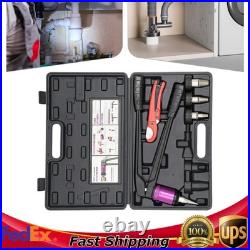 Manual PEX-A Expansion Tool Set 3 Sizes 1/2 3/4 1 Inch Ratcheting With Pipe Cutter