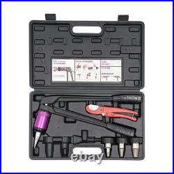 Manual PEX-A Expansion Tool Set 3 Sizes 1/2 3/4 1 Inch Ratcheting With Pipe Cutter