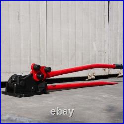 Manual Rebar Bender and Cutter Tool Set 3/4 Bender & 5/8 Cutter for #5 #6