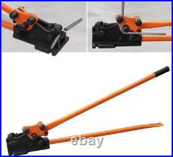 Manual Rebar Bender and Cutter Tool Set Bender & 5/8 Cutter for #5 #6
