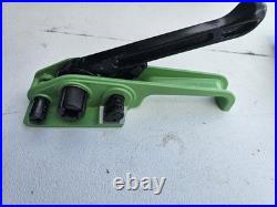 Manual Strapping Tool Set Tensioner/Sealer Green/Black Metal Seals Cutter