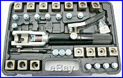 Mastercool 71475 Universal Hydraulic Flaring Tool Set Wit Tube Cutter LIKE NEW