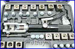 Mastercool 71475 Universal Hydraulic Flaring Tool Set Wit Tube Cutter LIKE NEW