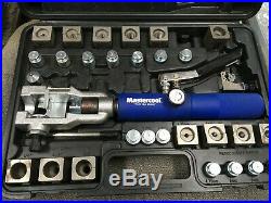 Mastercool 72475-PRC Universal Hydraulic Flaring Tool Set with Tube Cutter
