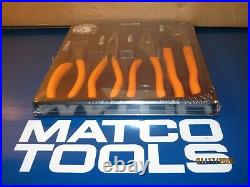 Matco SPU4TB Diagonal Cutter, Long Nose, Slip and Grove Joint Pliers withtray