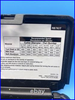 Matco Tools RB7KIT Rotabroach Sheet Metal Hole Cutter Kit 7-Pc New Sealed