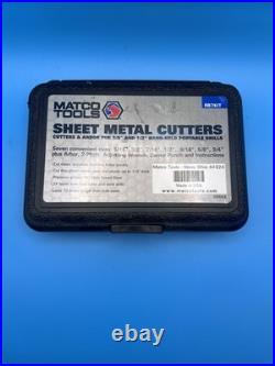 Matco Tools RB7KIT Rotabroach Sheet Metal Hole Cutter Kit 7-Pc New Sealed
