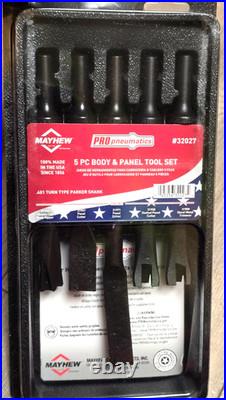 Mayhew 5pc Body & Panel Cutter Air Hammer Bit Tool Set. 401 Shank USA #32027