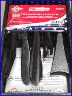 Mayhew 5pc Exhaust Pipe & Muffler Cutter Air Hammer Bit Tool Set. 401 USA 32028