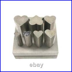 Metal Disc Cutter Set Jewelers Mold Cutting Punching Base Puncher Jeweler Tool