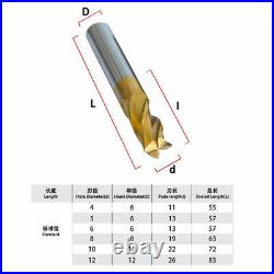 Milling Cutter Set Alloy Coating Tungsten Steel Cutting Tool CNC Maching Endmill