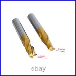 Milling Cutter Set Alloy Coating Tungsten Steel Cutting Tool CNC Maching Endmill