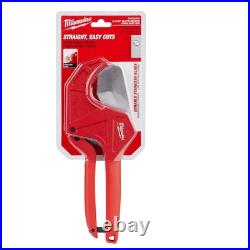 Milwaukee 2-3/8 in. Ratcheting PVC Pipe Cutter with 2pc Screwdriver Set (3-PC) Milwaukee 2-3/8 in. Ratcheting PVC Pipe Cutter with 2pc Screwdriver Set (3-PC)