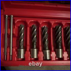 Milwaukee 9-PC Annular Cutter Set High Speed Steel 2 Depth 49-22-8410