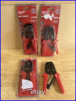 Milwaukee Electrician Tool Bundle Assortment (10 Pcs)- Crimpers, Cutters, Pliers