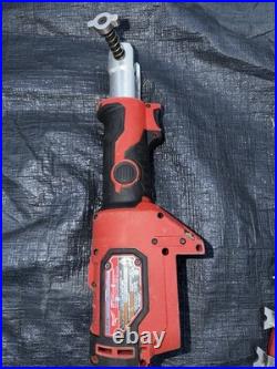 Milwaukee Red M12 FORCE LOGIC Cable Cutter Crimping Tool with Burndy Die Set