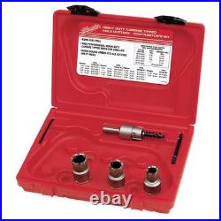 Milwaukee Tool 49-22-8200 5 Pc. Quick Change Steel Plate Carbide Hole Cutter Set