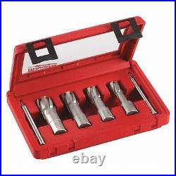 Milwaukee Tool 49-22-8430 4Pc 1-3/8 Tct Annular Cutter Kit