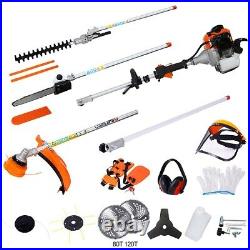 Multifunctional Garden Trimming Tool Set Gas Pole Saw Hedge Grass Trimmer Cutter