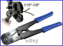 Muzata Stainless Steel Cable Cutter and Hand Crimper Tool Set, for Railing
