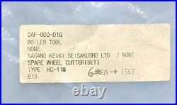 NAGANO KEIKI HC-11M Spare Wheel Cutter Set 48 Pcs Boiler Tool New No Box Part