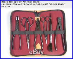 NEW KANESHIN Bonsai Tool 6 Item 1Set No. 175A Cutter Scissors Tweezers Pliers F/S