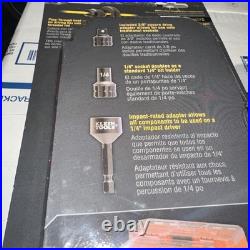 NEW! Klein Tool Bundle 65400 Pass Through Socket Set & 63625 MC Cable Cutter