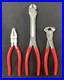 NEW-MAC-TOOLS-3-Piece-Long-Short-Pliers-Set-Cutters-Dykes-Curved-reach-Specialty-01-gl