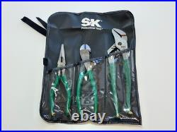 NEW SK Professional Tools USA 3pc Water Pump Cutters Needle Nose Pliers Set, Bag