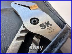 NEW SK Professional Tools USA 3pc Water Pump Cutters Needle Nose Pliers Set, Bag