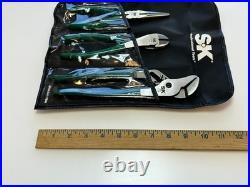 NEW SK Professional Tools USA 3pc Water Pump Cutters Needle Nose Pliers Set, Bag