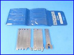 NOS B set of 8 irons blades cutters for Record 045C wood plane fits 405 (45)