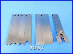 NOS B set of 8 irons blades cutters for Record 045C wood plane fits 405 (45)