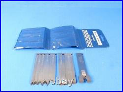 NOS B set of 8 irons blades cutters for Record 045C wood plane fits 405 (45)