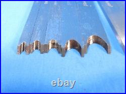 NOS B set of 8 irons blades cutters for Record 045C wood plane fits 405 (45)