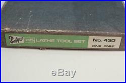 NOS Eclipse UK 3/8 Lathe Tool Set Roughing Finishing Parting Threading Cutters
