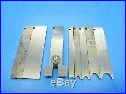 NOS set of 18 cutters blades iron for Stanley 12-250 wood plane dado bead sash