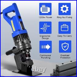 New Hydraulic Knockout Punch Electrical Conduit Hole Cutter Set KO Tool Kit New Hydraulic Knockout Punch Electrical Conduit Hole Cutter Set KO Tool Kit