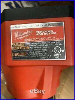 New Milwaukee 2872-20 Threaded Rod Cutter Tool Only (die set not included)
