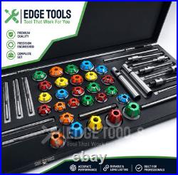 New Valve Job Seat Cutter Set Carbide Tipped for Motorcycles 3 angle EDGE TOOLS