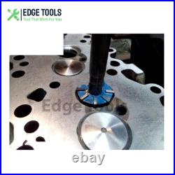 New Valve Job Seat Cutter Set Carbide Tipped for Motorcycles 3 angle EDGE TOOLS