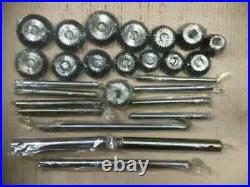 New Valve Seat & Face Cutter Set 21 Pcs Set For Vintage Cars & Bikes Hand Tools