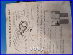 Neway Hvr 1 Valve Face Cutter / Valve Resurfacer Re-facr Tool Kit / Set