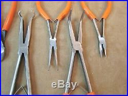 Nice! Matco Tools No. Sp11setag 11 Piece Pliers, Dykes, Needle Nose, Cutters Set